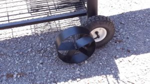 Offset Smoker Modifications - Wheel Replacement